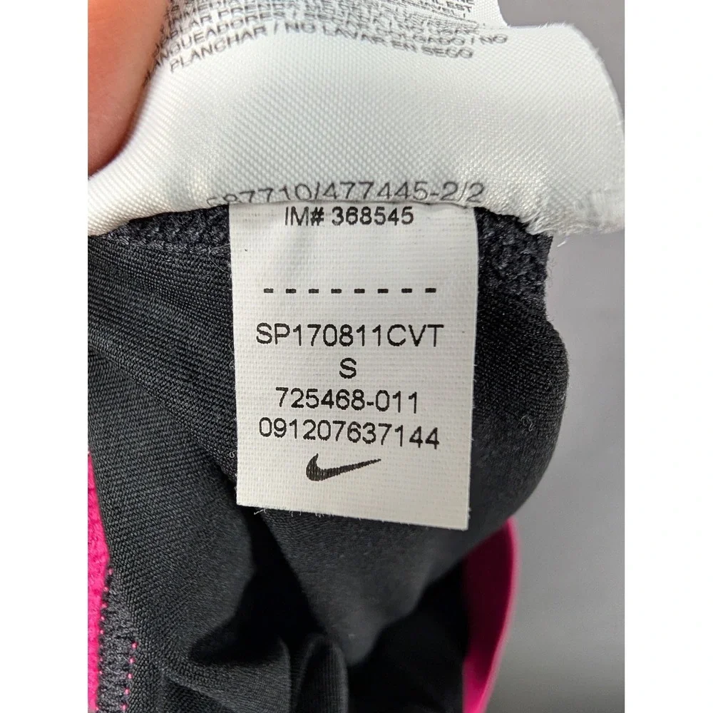 Nike Pro Dri-FIT Girls Capri Leggings‎ Gray Pink 725468-011 Size S